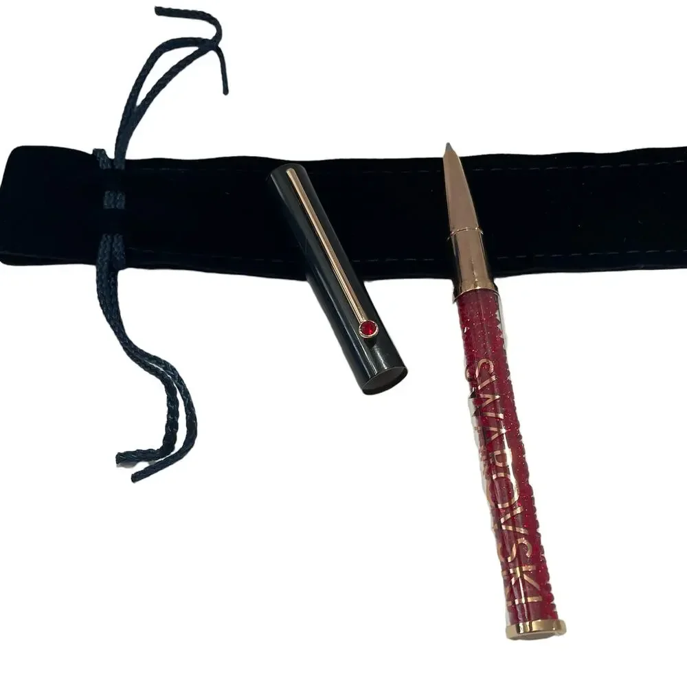 Swarovski Crystalline Gloss ballpoint pen Red, Rose gold-tone plated damage
